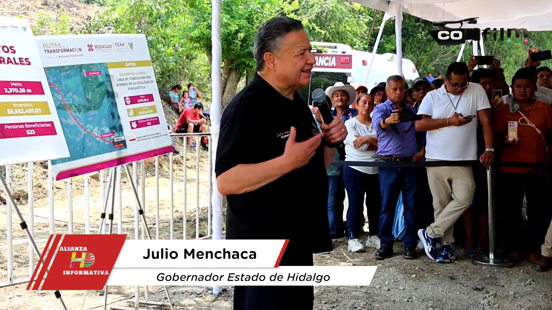 Hidalgo avanza con Obras en Xochiatipan