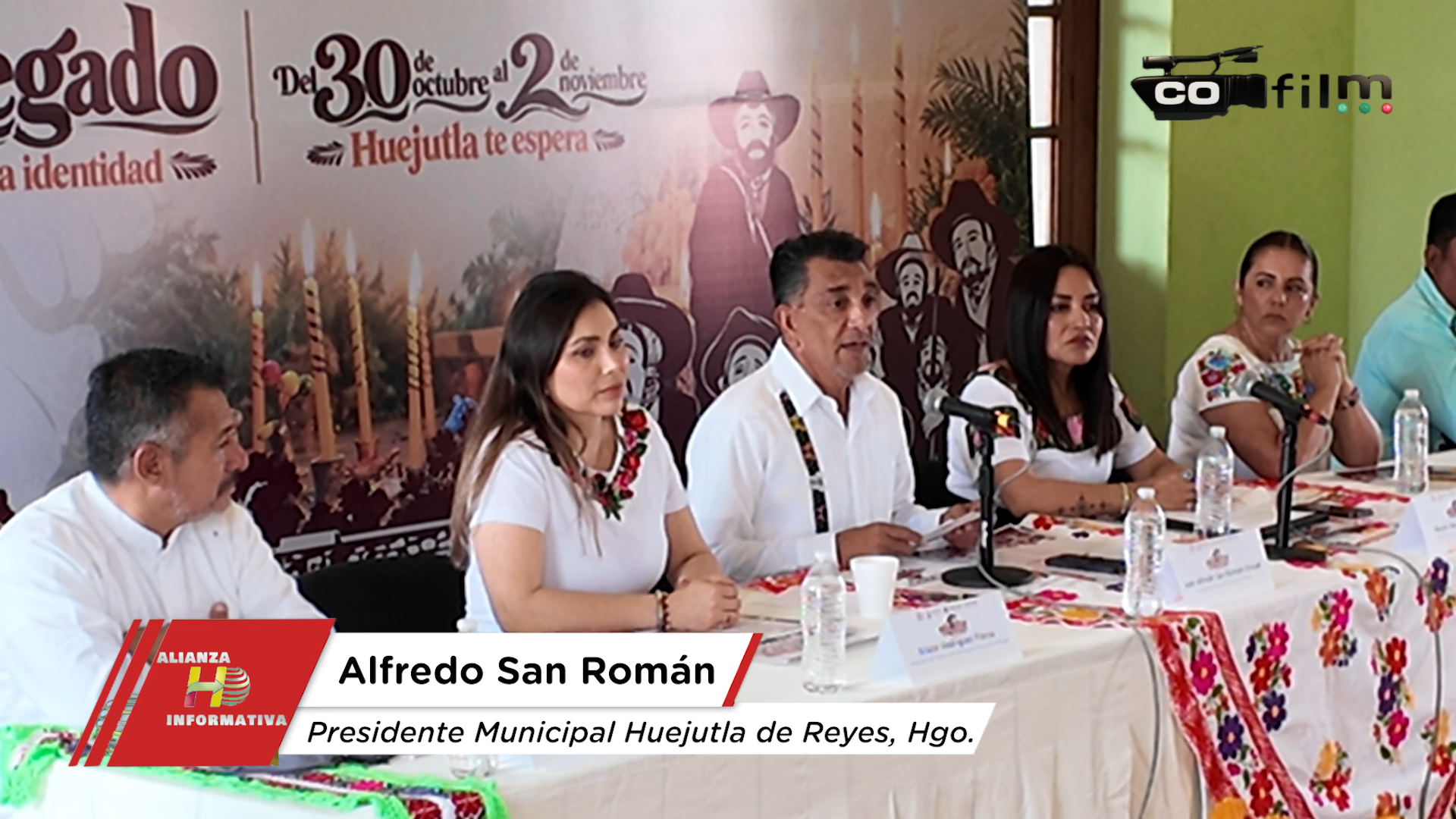 Alfredo San Román presenta diseño del Centro Ceremonial para el Xantolo 2026