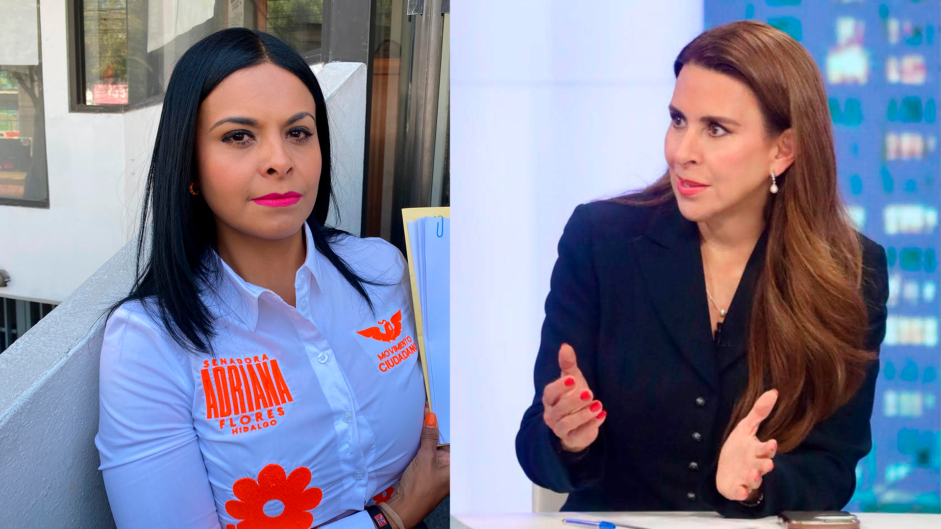 Adriana Flores cuestiona a Máynez por respaldo a Carolina Viggiano
